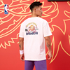 NBA龙年系列24圆领龙年宽松短袖T恤新年款公牛湖人队