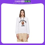 美国直邮bape 女士 上装T恤长袖纯棉