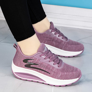2023年秋季韩版休闲运动女鞋女士跑步鞋增高5厘米，厚底摇摇旅游鞋