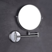 浴室美容镜折叠卫生间，酒店双面放大镜，洗手间壁挂伸缩梳妆镜