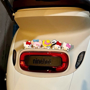 hellokitty电动车装饰小配件公仔可爱凯蒂猫摩托电瓶车载摆件女生