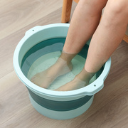 可折叠塑料泡脚桶便携简易收缩加厚足浴桶家用宿舍节省空间洗脚盆