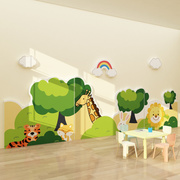 幼儿园墙面装饰环创主题成品环境布置材料神器贴楼梯走廊文化教室