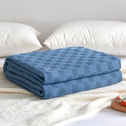 高端毛巾毯子纯棉薄款夏季办公室，单人双人午睡盖毯沙发毯空调被子