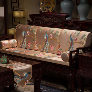 中式红木沙发座垫家用中国风客厅实木家具坐垫防滑海绵乳胶垫
