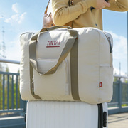 手提旅行包女短途套拉杆行李包袋大容量待产折叠收纳健身防水包