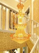 欧式吊灯简欧大气水晶灯，2023网红灯饰卧室，餐厅灯具套餐客厅灯