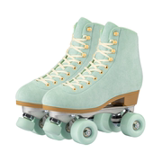 专业成人轮滑鞋时尚舒适双排滑冰鞋可调节刹车耐磨PU轮双排旱冰鞋