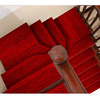 仿木纹楼梯垫免胶自粘可擦洗防滑实木，欧式踏步垫台阶皮革地毯定制