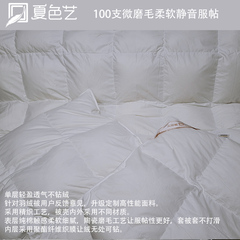 全棉羽绒被被壳半成品自充绒双层被套专用内胆套被芯防钻贡缎被罩
