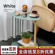 关于白北欧铁艺茶几小户型创意沙发边几现代简约边桌ins家用角几