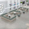 科技布办公(布办公)沙发创意简约休息区前台，会客接待等候培训机构沙发组合