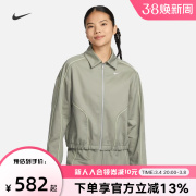 Nike耐克女子梭织夹克春季宽松耐克勾复古休闲外套FN1941-053