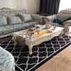 欧式美式客厅茶几样板间地毯卧室床尾满铺客厅地毯手工腈纶地毯