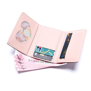 韩女士钱女生(钱女生)钱包，短款卡通可爱多，卡包位零版c325-25钱包wa钱llet