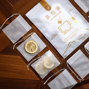 茶包袋一次性茶叶包过滤袋，无纺布抽绳食品级茶包泡茶袋调料卤料袋