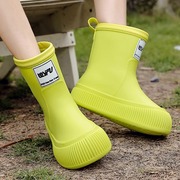 雨鞋女款时尚外穿日系雨鞋防水防滑工作胶鞋