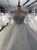婚纱2022新娘长袖，韩版高级重手工，奢华拖尾礼服显瘦高腰小个子