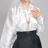 新中式马面裙上衣衬衫布料汉服女国风螺钿马面裙飞机袖子布料手工