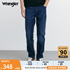 Wrangler威格秋冬深蓝色803Greensboro男美式高街中腰直筒牛仔裤