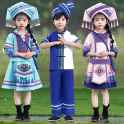 广西三月三壮族六一儿童少数民族苗洛丽塔女童幼儿公主蓬蓬裙表演