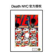 Death NYC授权哆啦A梦 限量亲签潮流版画  保真装饰画