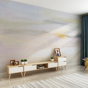 北欧抽象艺术墙纸，电视背景墙壁画2023年客厅沙发，壁纸卧室墙布