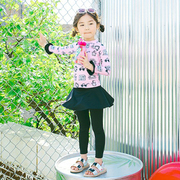 韩版儿童游泳衣女童分体裙式中大童女孩长袖防晒宝宝小童学生套装