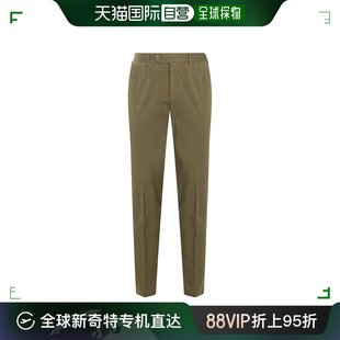 香港直邮潮奢 PT 男士 棕色棉质长裤 COVT01Z00CL1BB44