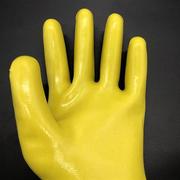 pvc浸塑全胶手套劳保，耐磨工作浸胶加长加厚防水防油耐酸碱工业橡