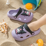 库洛米儿童洞洞鞋夏季女童公主，可爱室内防滑中大童外穿沙滩凉拖鞋