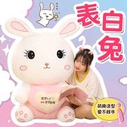 日本情侣表白礼物可爱小白兔公仔毛绒玩具女孩睡觉抱枕夹腿大兔子