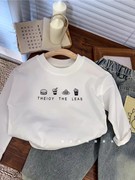 韩国宝宝童装2024春装1-7岁男女童可爱卡通长袖T恤内搭打底衫上衣