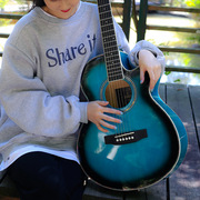 EQ电箱吉他40寸民谣木吉他电箱乐器初学者男生女生学生吉它乐器