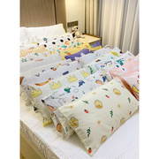 宝宝儿童蚕丝枕 蚕丝+PP棉支撑回弹性填充幼儿园枕头卡通花色可选