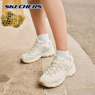 Skechers斯凯奇女秋冬季款复古老爹鞋增高休闲运动鞋熊猫鞋149807