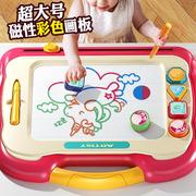 画板儿童家用磁性涂鸦写字板宝宝涂色玩具可擦婴幼儿小男孩女磁力