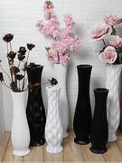 白色落地现代简约时尚欧式工艺品客厅干花创意装饰陶瓷大花瓶花器