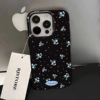 小红书同款蓝色碎花适用iPhone13pro手机壳苹果15/14promax耐脏日韩11小众12ins风xr/xs网红13/14保护套