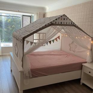 儿童帐篷定制分床神器室内女孩，男孩睡觉玩具，小房子超大游戏屋蚊帐
