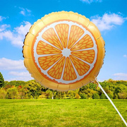 好货水果铝膜气球18寸带杆生日主题背景装饰场地，布置西瓜橙子直供