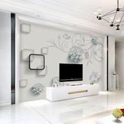 现代简约8电视背景墙壁纸沙发客厅墙布3立体壁画时尚大气5墙纸