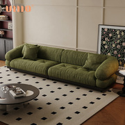ulllo法式复古风棉麻沙发，设计师客厅别墅大平层，布艺直排羽绒沙发