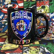进口正版美国纽约警察局NYPD纪念品马克杯陶瓷杯咖啡杯子潮