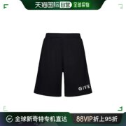 香港直邮GIVENCHY 亮黑色男士短裤 BM51863YAC-001