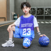儿童篮球服男童运动短袖，速干衣套装23号球衣，中大童小学生训练服潮