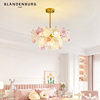 法式轻奢灯高级感水晶灯浪漫房间创意个性欧式造型卧室客厅吊灯