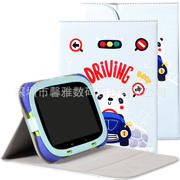 新保护套卡通彩绘皮套适用小天才早教机K2儿童平板电脑K2家教机品