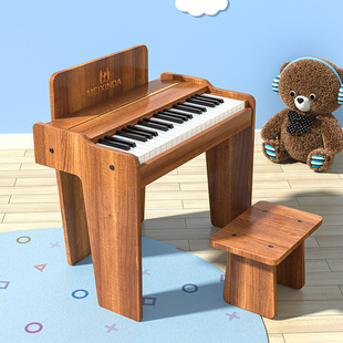 电子琴儿童小钢琴初学启蒙初学者可弹奏37键玩具电子钢琴