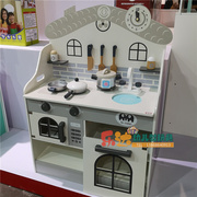 幼儿园儿童木制过家家玩具日式厨房C款厨具灶台锅具组合做饭游戏
